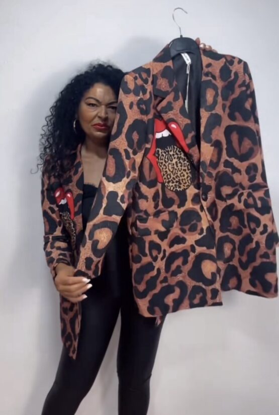 Blazer animal print