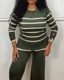Conjunto punto rayas