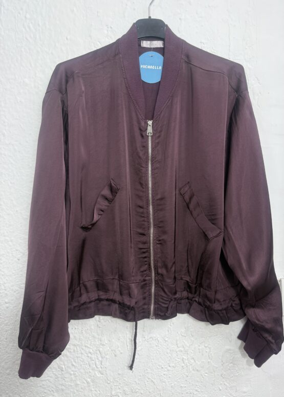 Chaqueta bomber satén - Imagen 4