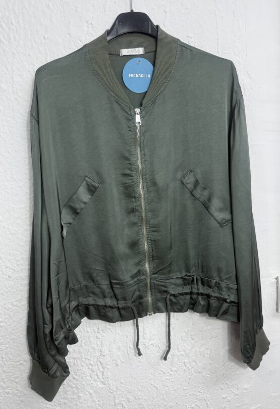 Chaqueta bomber satén - Imagen 3