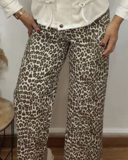 Pantalón animal print