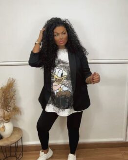 Chaqueta manga fruncida